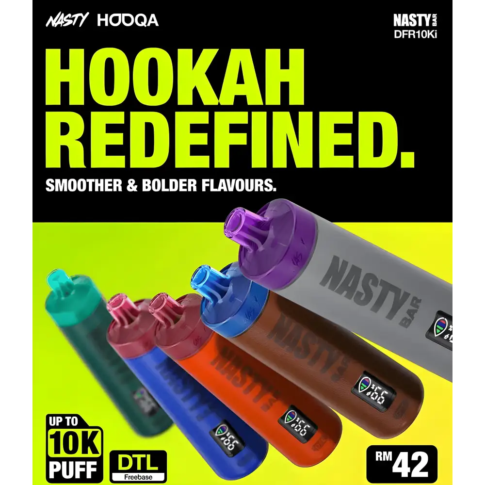       NASTY Bar Hooqa 10000 PUFFS – ELFBAR