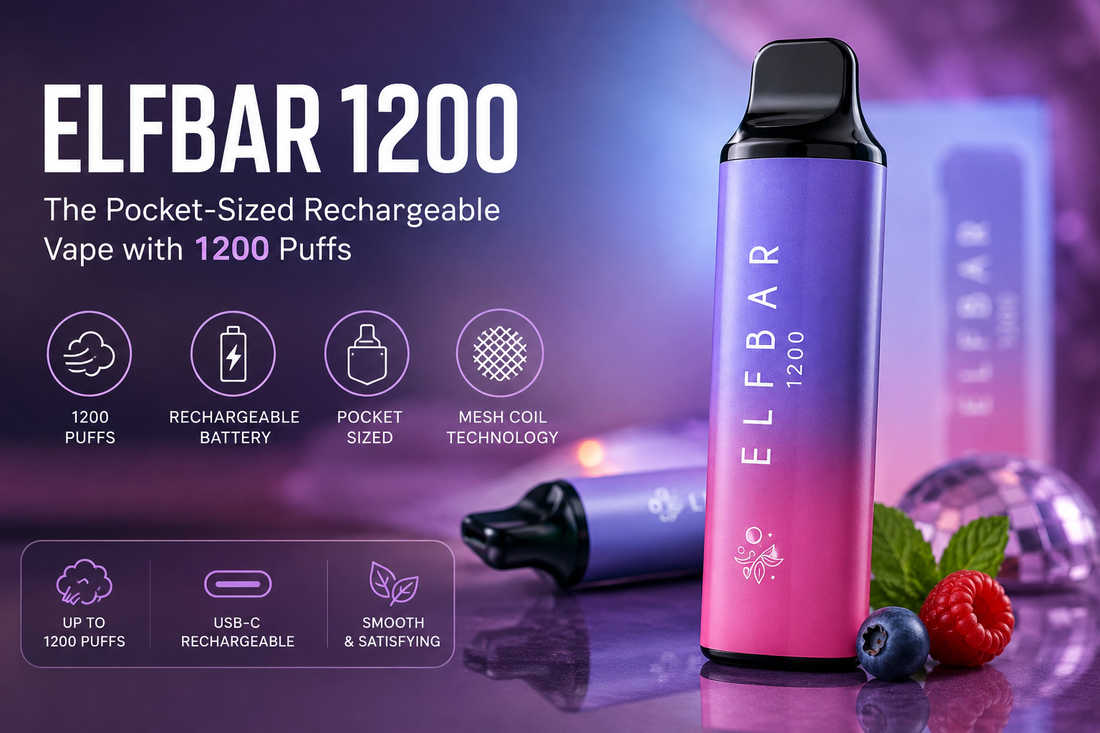 ELFBAR 1200: The Pocket-Sized Rechargeable Vape with 1200 Puffs