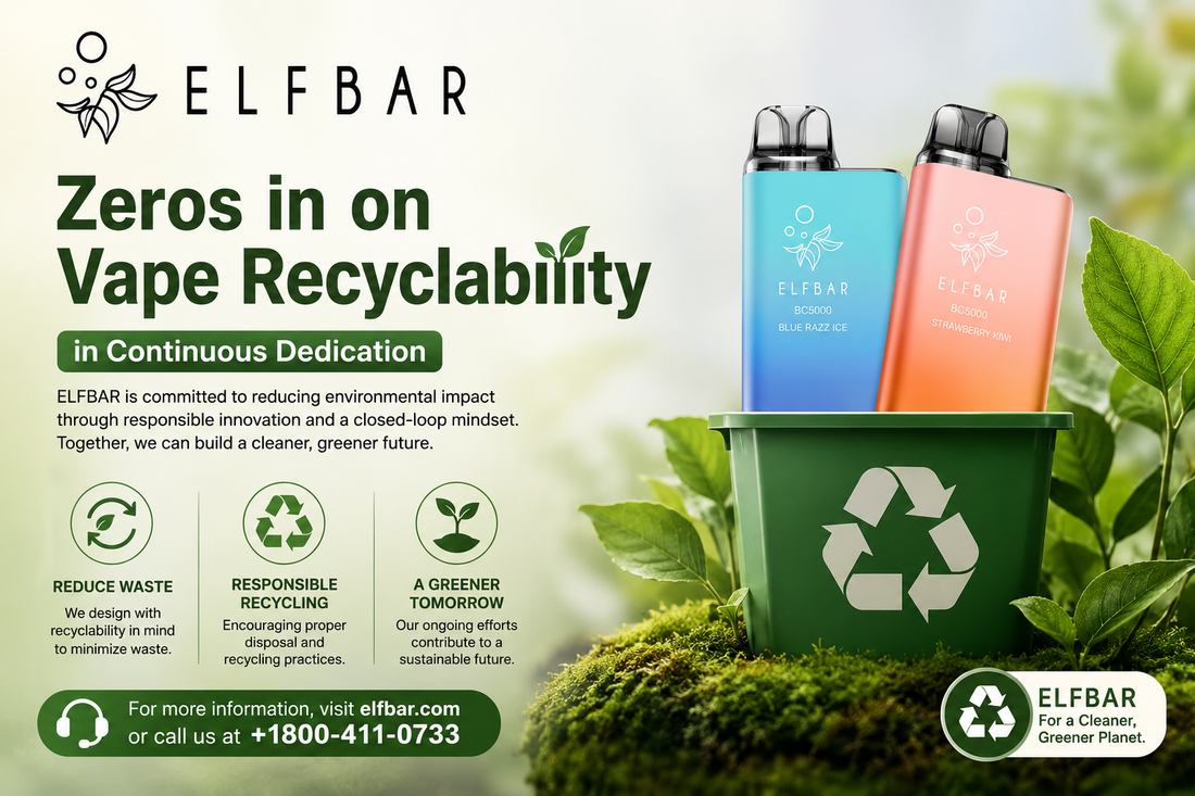 ELFBAR Zeros in on Vape Recyclability in Continuous Dedication