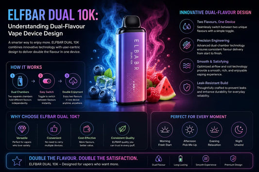 ELFBAR DUAL 10K: Understanding Dual-Flavour Vape Device Design