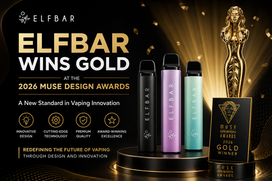 ELFBAR Wins Gold at the 2026 MUSE Design Awards A New Standard in Vaping Innovation