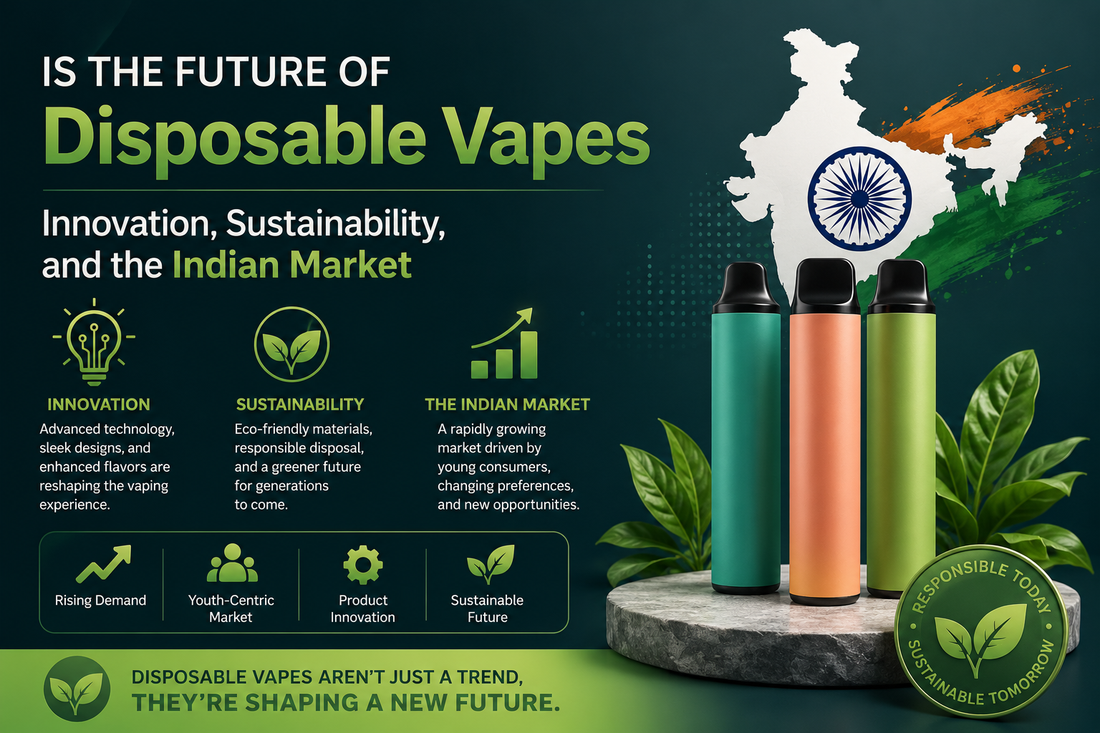 The Future of Disposable Vapes Innovation, Sustainability, and the Indian Market
