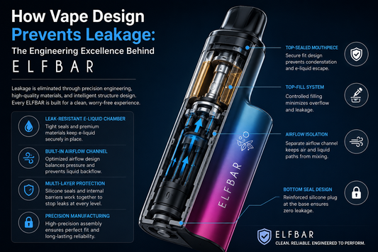 How Vape Design Prevents Leakage: The Engineering Excellence Behind ELFBAR