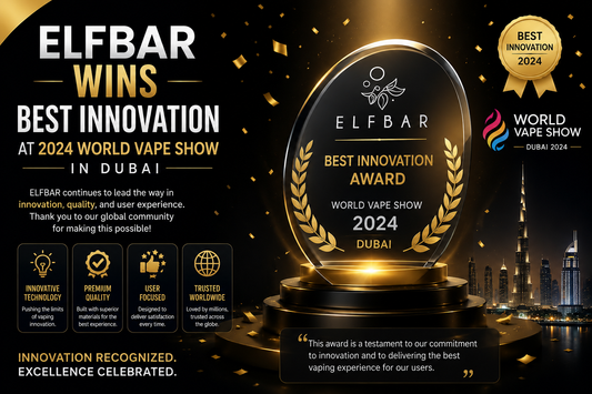 ELFBAR Wins Best Innovation at 2024 World Vape Show in Dubai