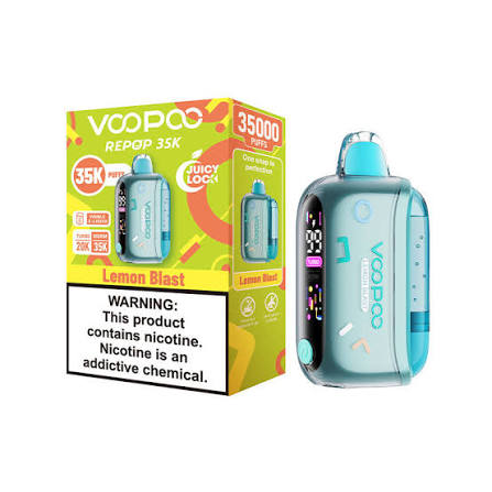 VOOPOO REPOP 35K Puffs 5% Disposable Vape – Type C Rechargeable